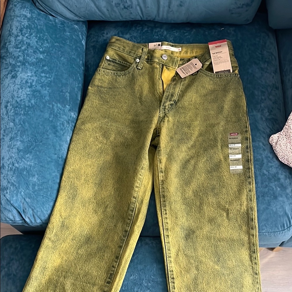 Levi's Vibrant Yellow Denim Pants